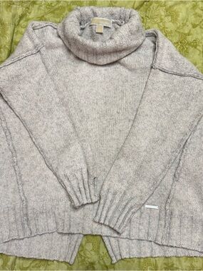 Michael Kors Light Cream Turtleneck Sweater